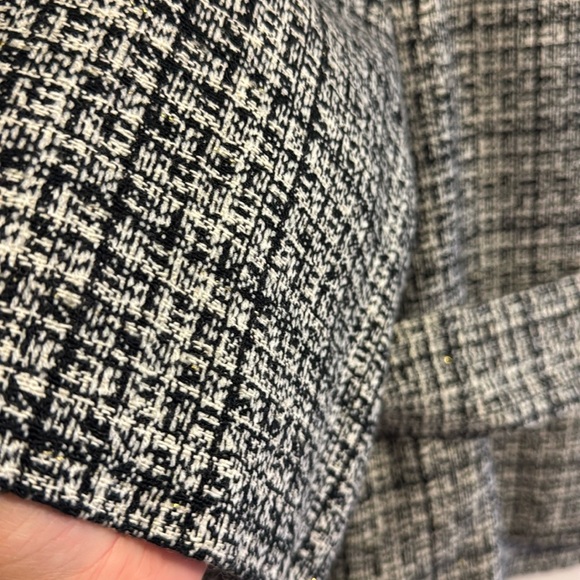 The Limited Black and White Tweed Cropped Blazer - Picture 8 of 12